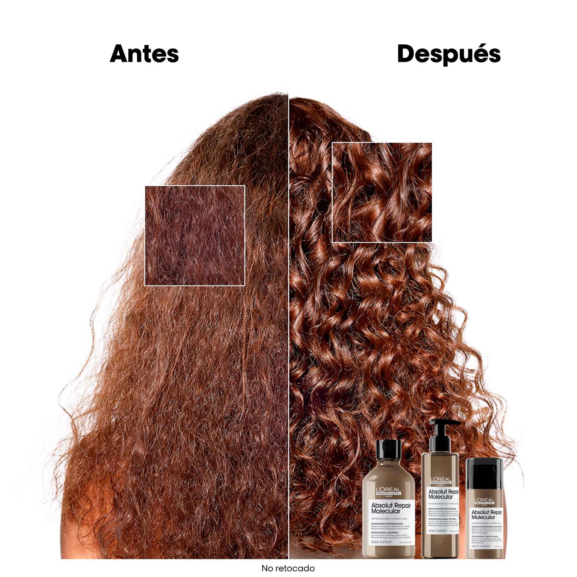 mascarilla loreal sin enjuague absolut repair molecular